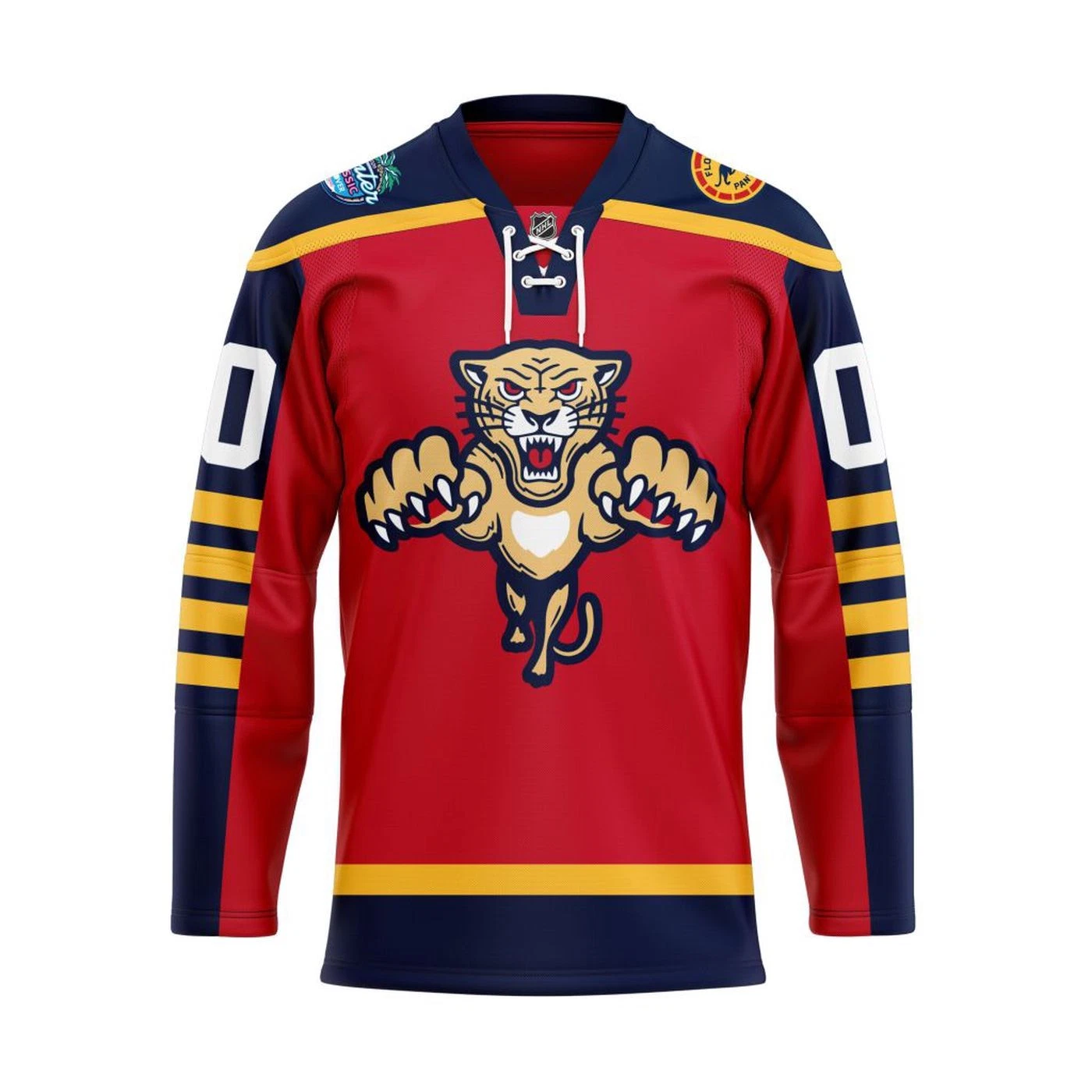 Personalized Florida Panthers 2025/26 Winter Classic Lace Hockey Shirt Fan Gear