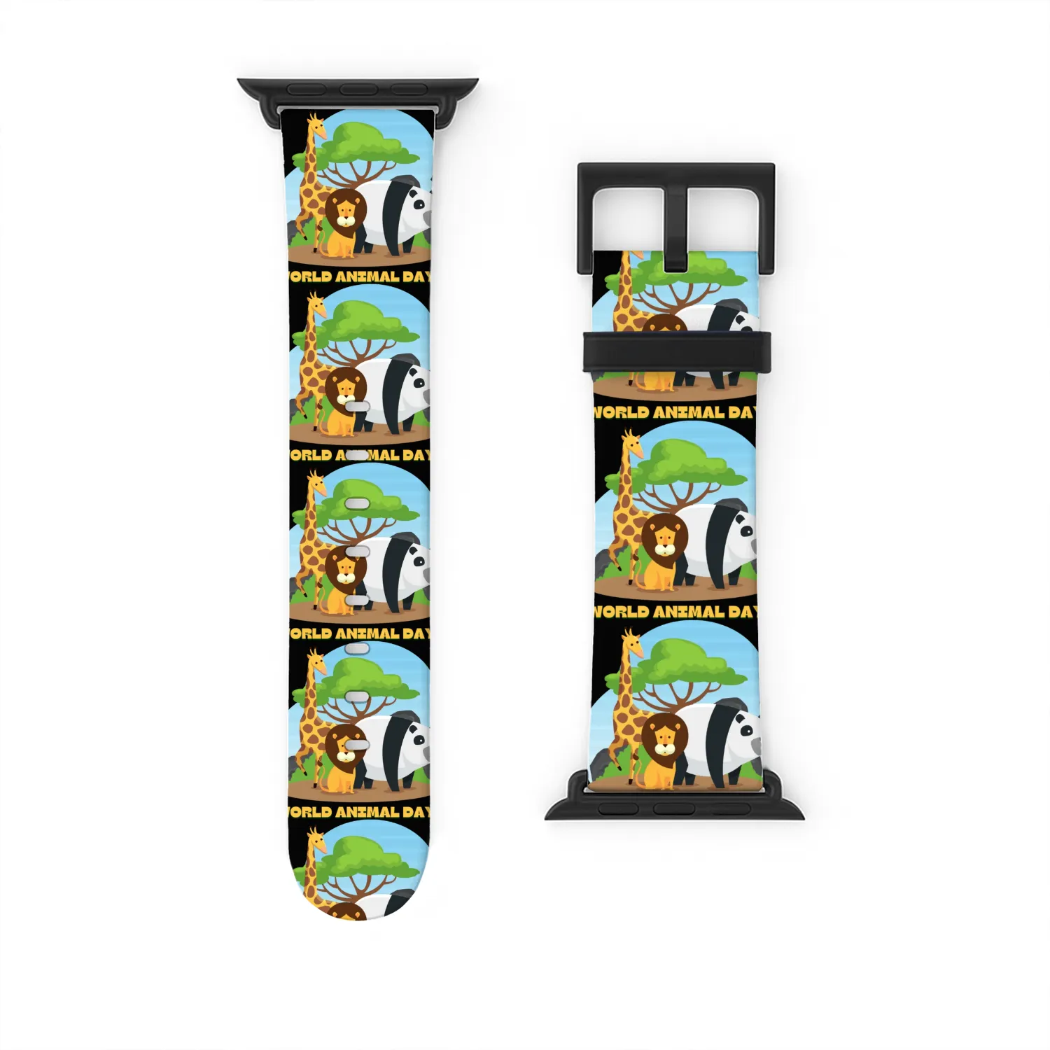 Animal Lover World Animal Day Watch Bands For Apple Watch