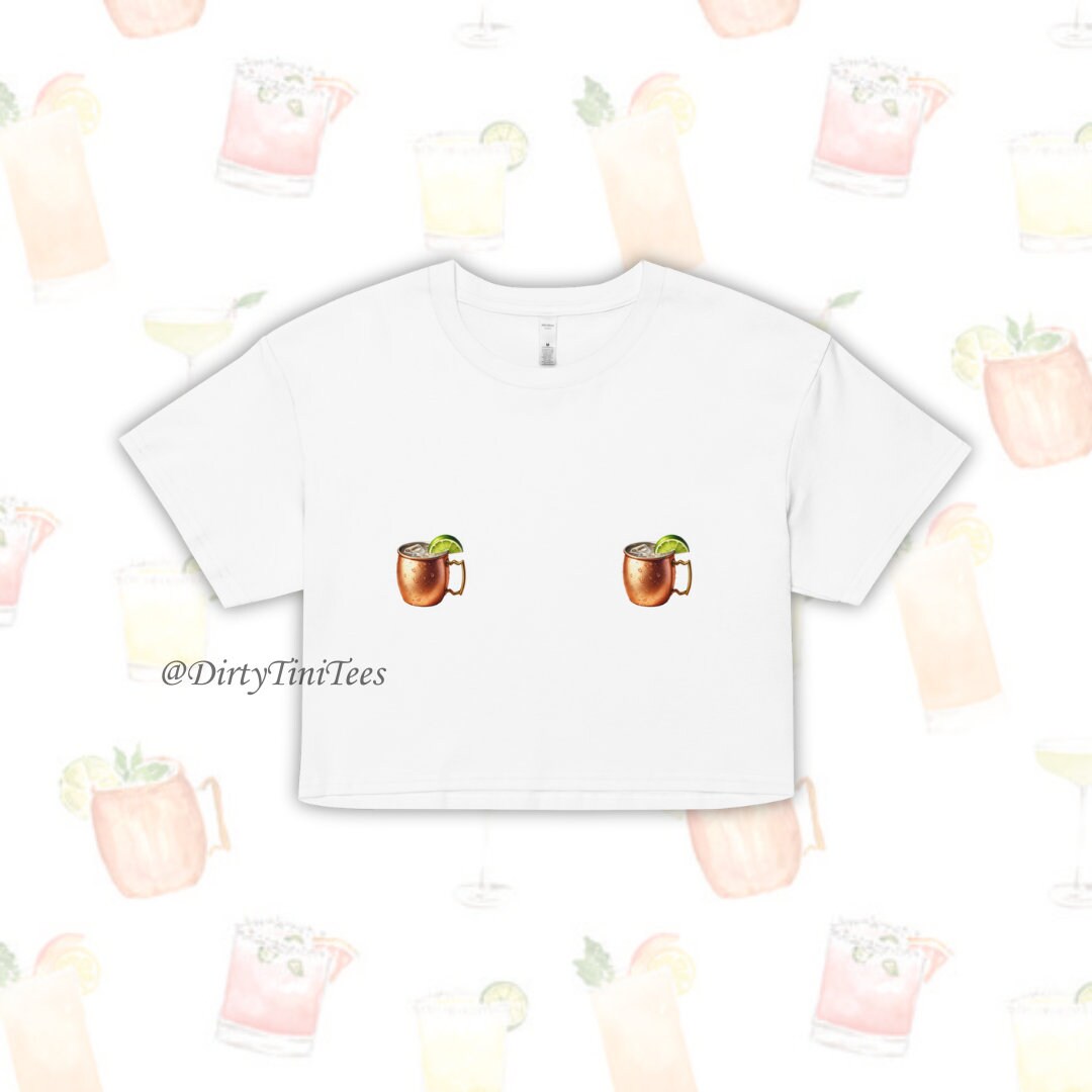 Moscow Mule Tini Nips Crop Top Bachelorette Party Best Friend Birthday Gift Group Halloween Costume