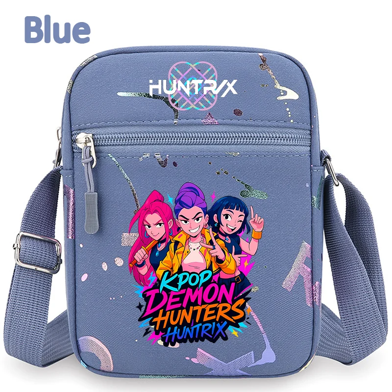 K-pop Demon Hunter Candy Kids Lunch Bag, Portable Learning Kit Pouch, Purse Wallet, Belt Pouch, Shoulder Daypack