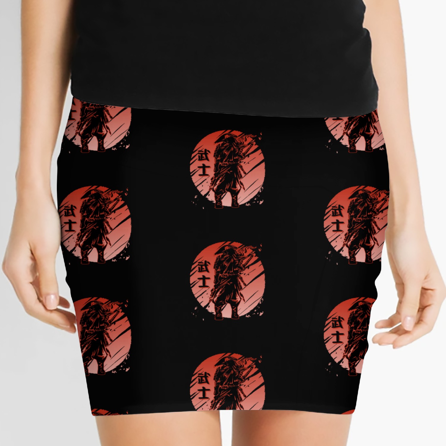 Japanese Samurai Warrior | Japanese Culture Women's Mini Skirts