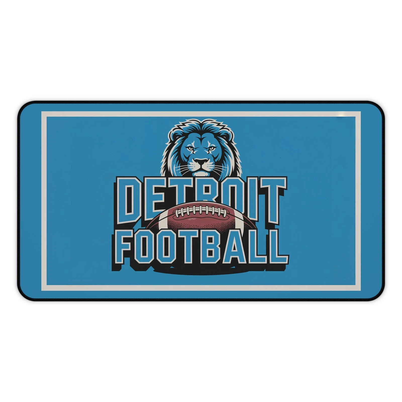 Detroit Football High Definition Print Non Slip Desk Mat Office Home football
