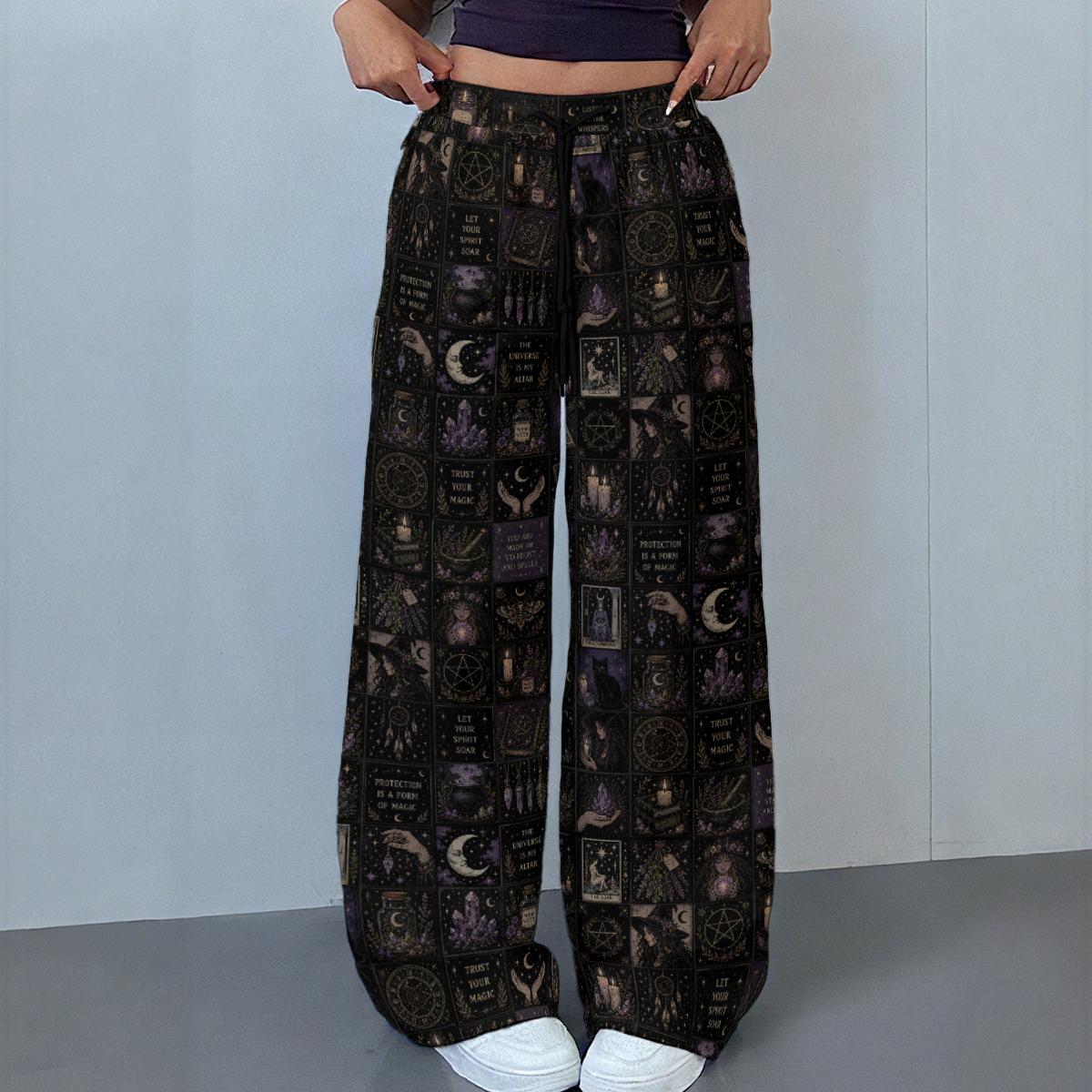Moonlit Magic Check | Women's Casual Pants