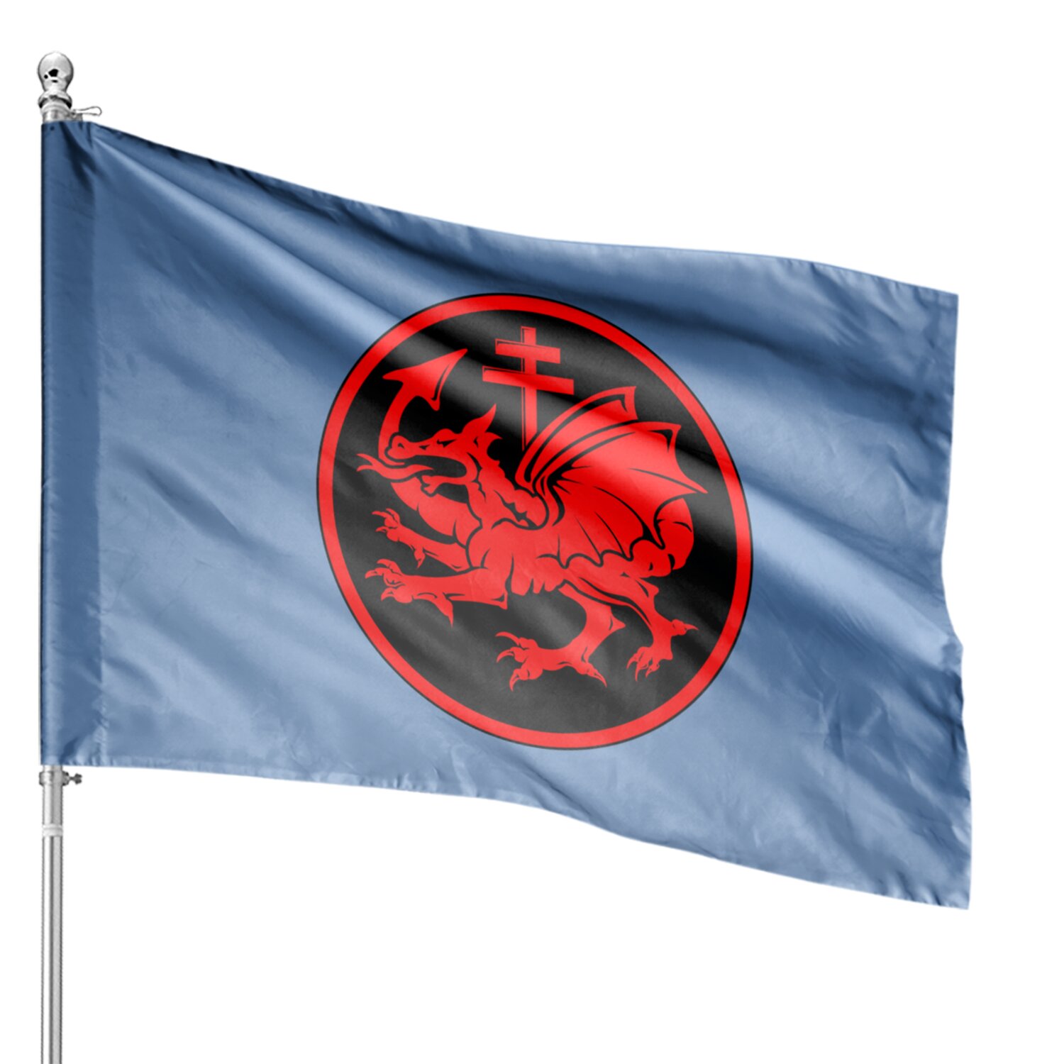 Vlad Dracula - Order of the Dragon Logo Symbol - Vlad Dracula Order Of The Dragon Logo - House Flags