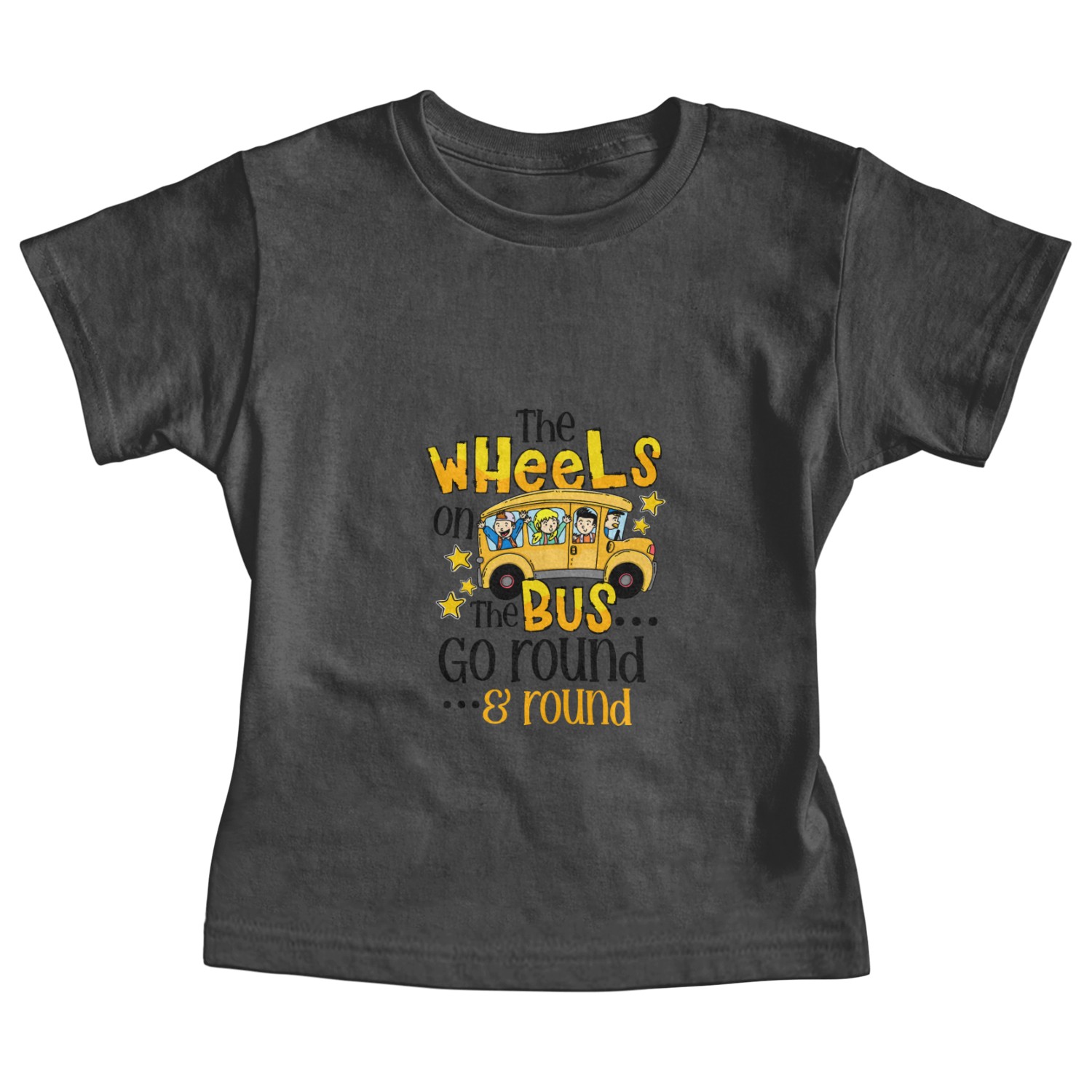 The Wheels On The Bus Go Round and Round Baby Tees