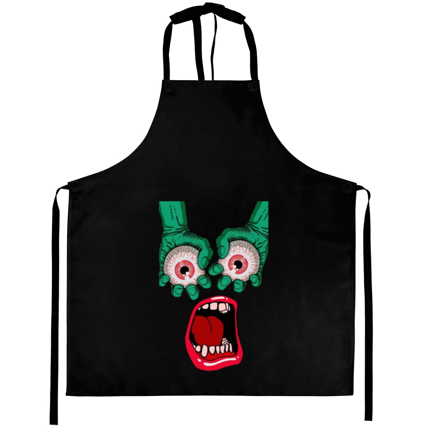 open eye design Aprons