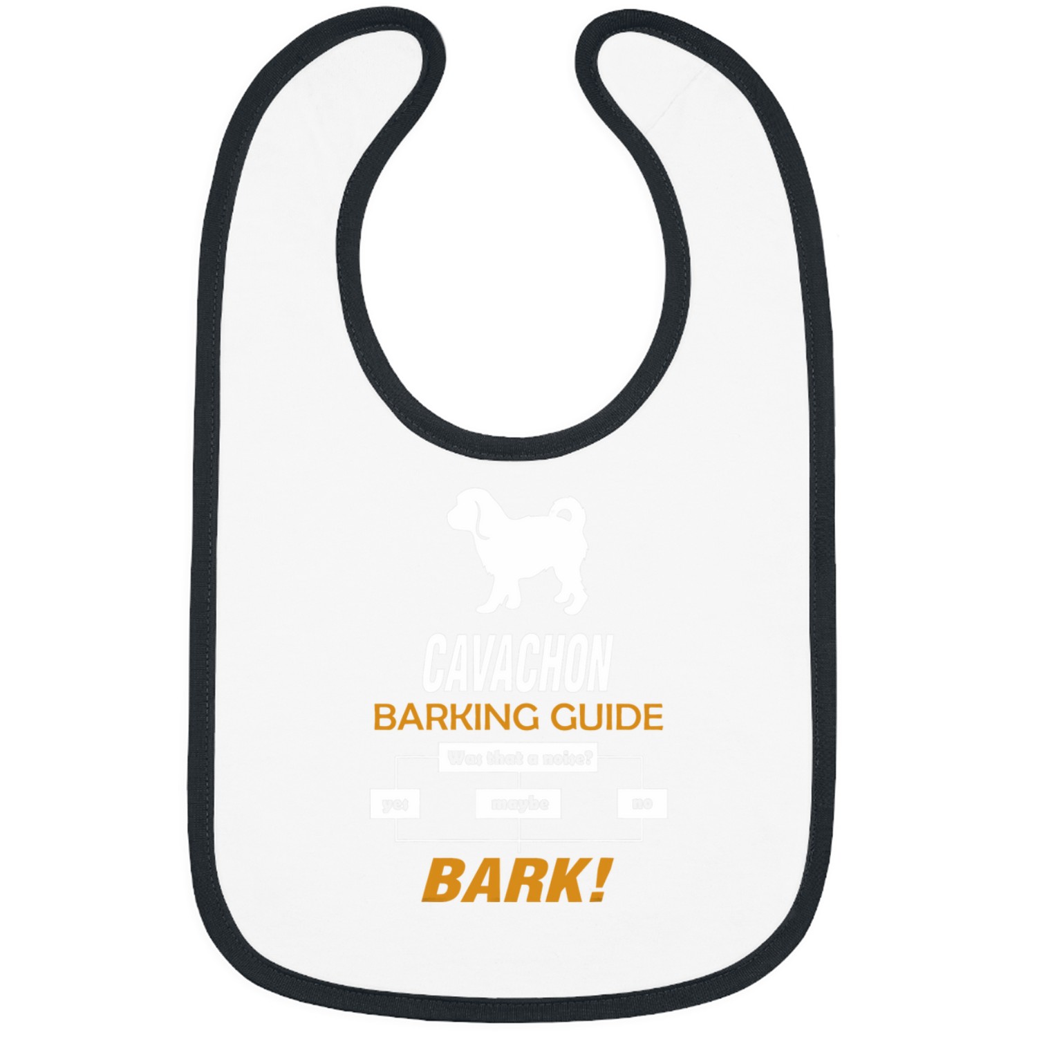 Cavachon Barking Guide Pet Lovers Gift Bibs