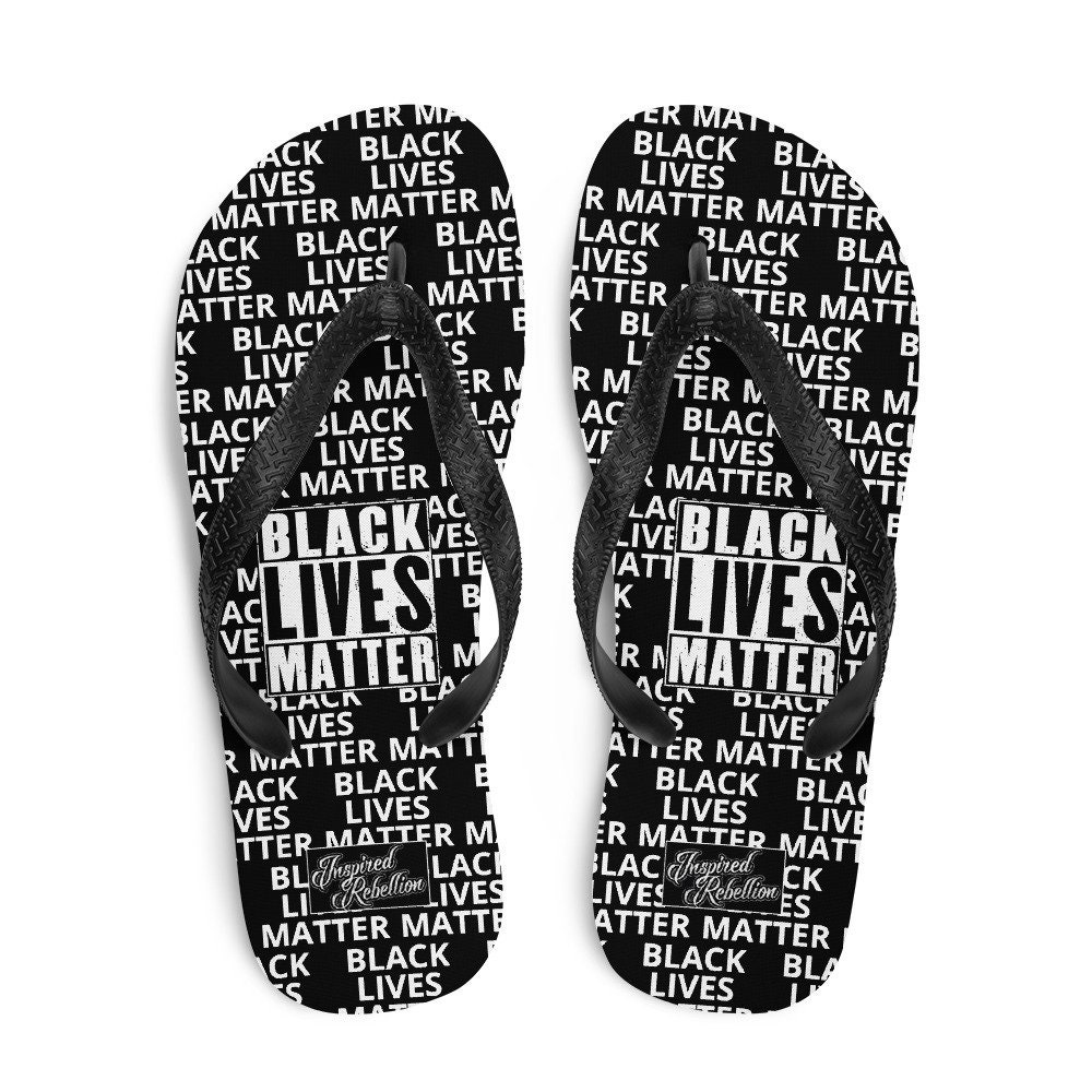 Black Lives Matter Flip-Flops | #BLM Sandals