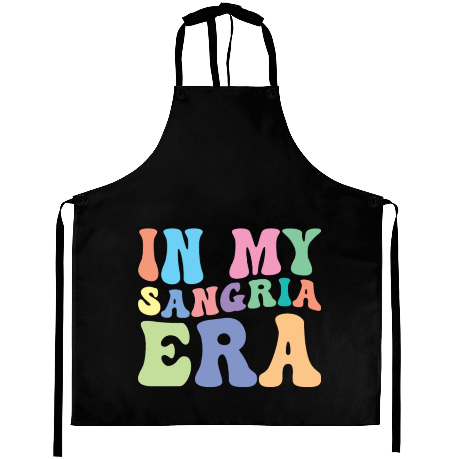 Sangria Retro Groovy In My Sangria Era Aprons