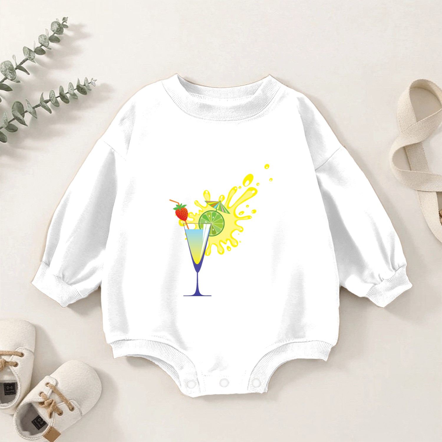 Fresh Summer Juice Baby Romper Sweatshirts