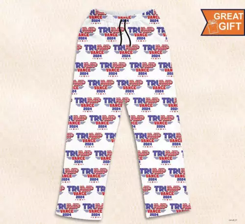 Trump Vance 2024 Pajamas, MAGA Pajamas Pants for Home