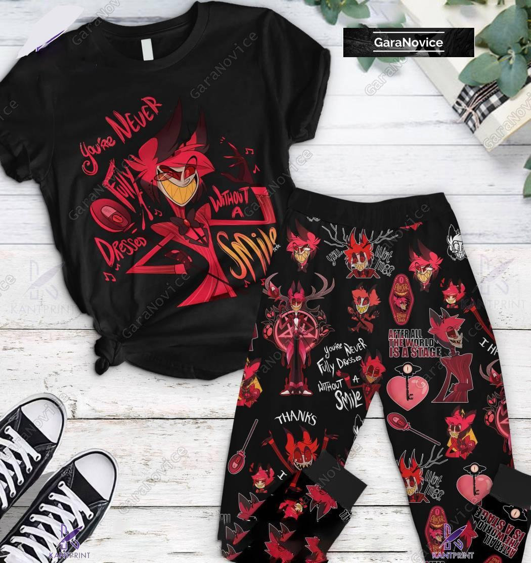 Alastor Hazbin Hotel Pajamas, Hazbin Hotel Sleepwear