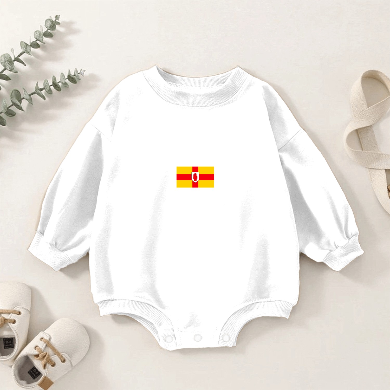 Irish Ireland Ulster Flag Baby Romper Sweatshirts