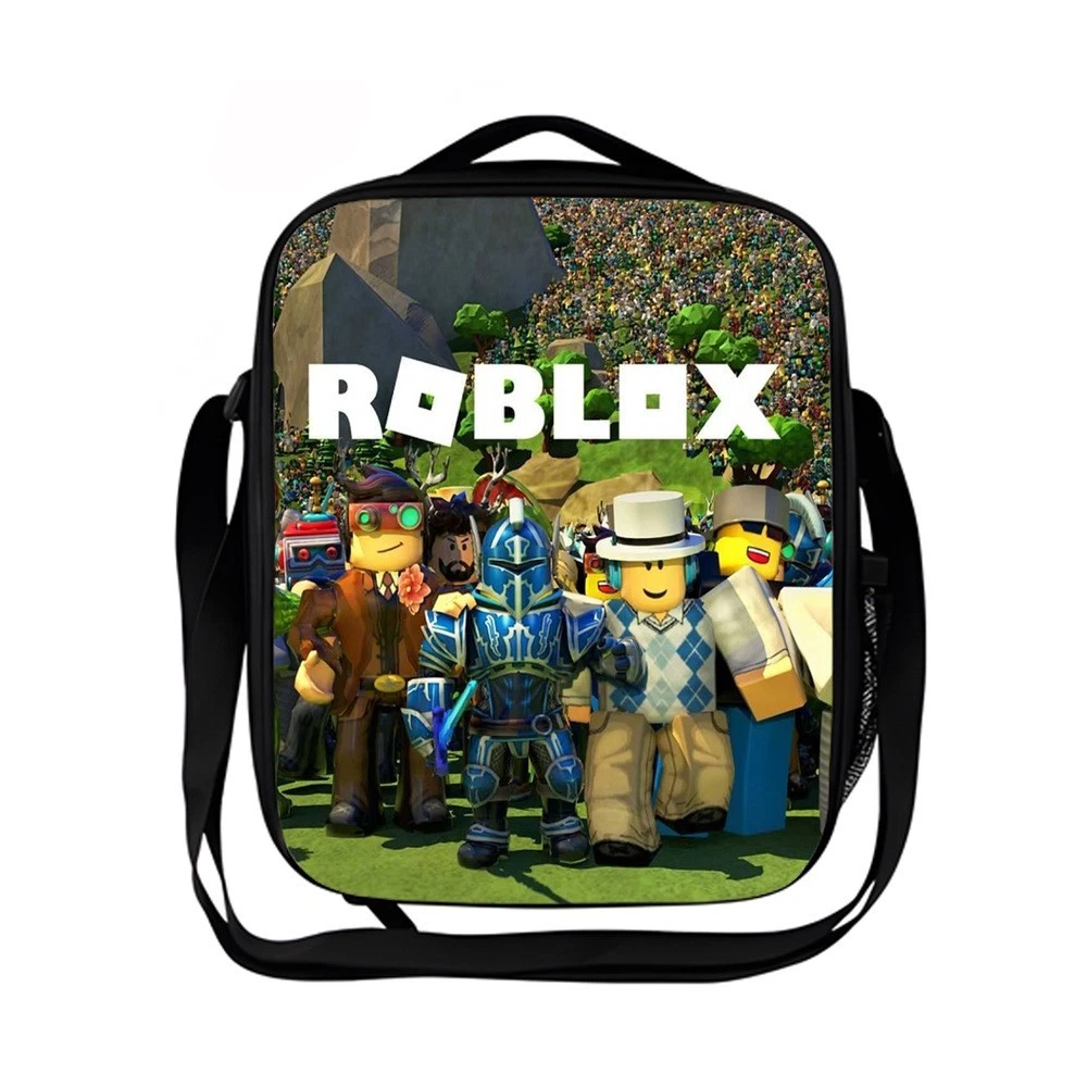 Roblox Kids Lunch Bag, School Picnic Bag