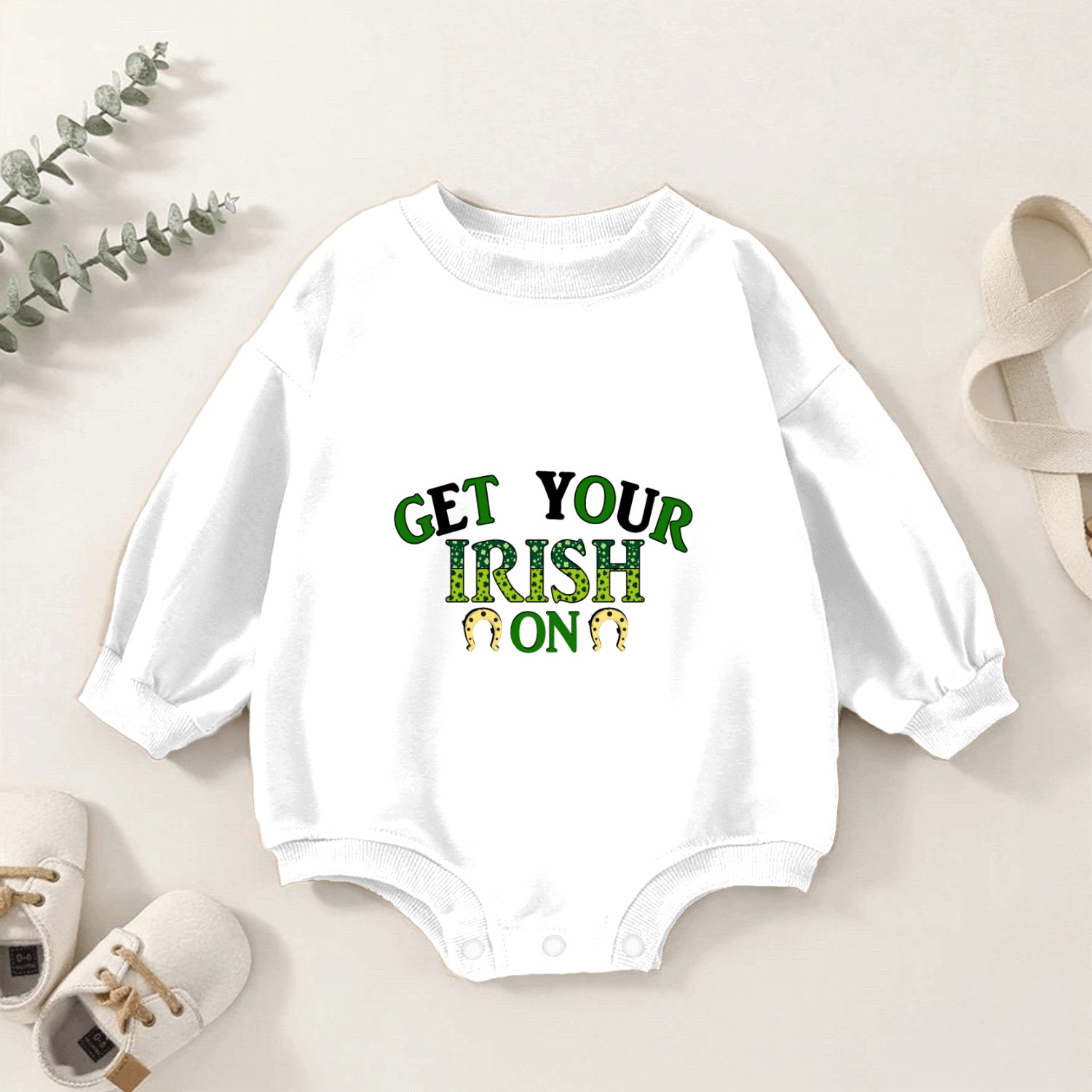 Get Your Irish On Baby Romper Sweatshirts