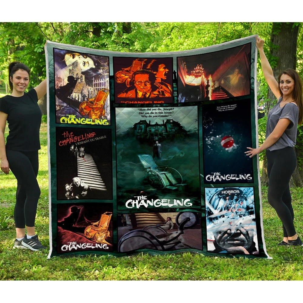 The Changeling Horror Movie Quilts, Halloween Quilt Blanket