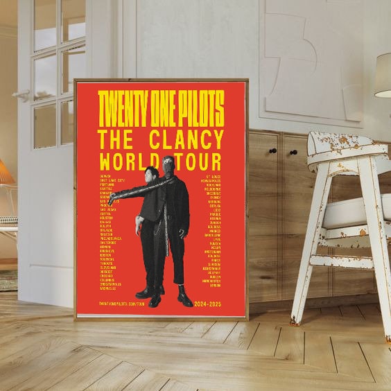 Pilotss band The Clancy World Tour 2024 Poster