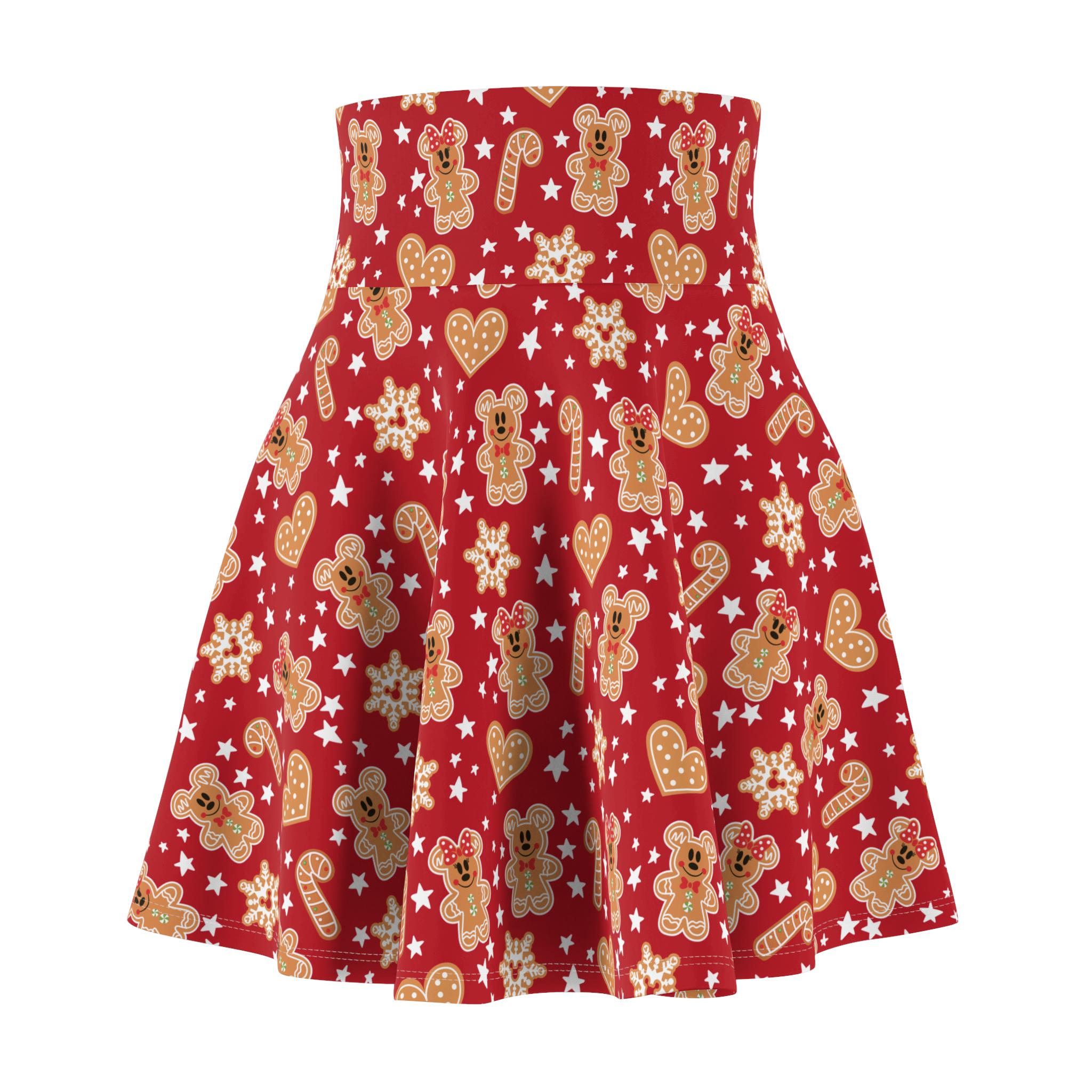 Gingerbread Christmas Skirt: Adult Holiday Party Apparel