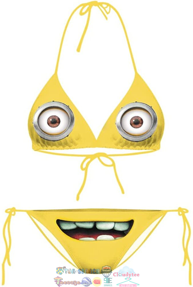 Women's Minions Sling Two Piece Bikini Swimsuit