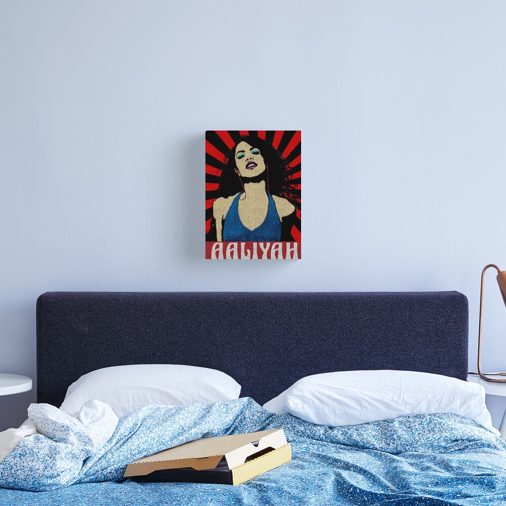 Aaliyah Dana Haughton Pop Art Style Canvas