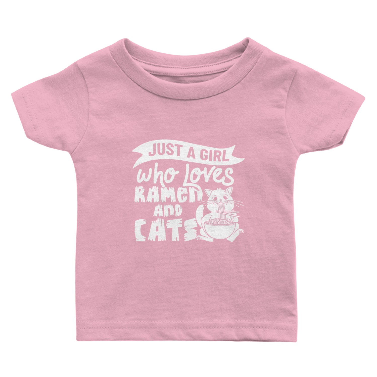Ramen Cat Bowl Chicken Noodle Soup Japanese Baby T Shirts