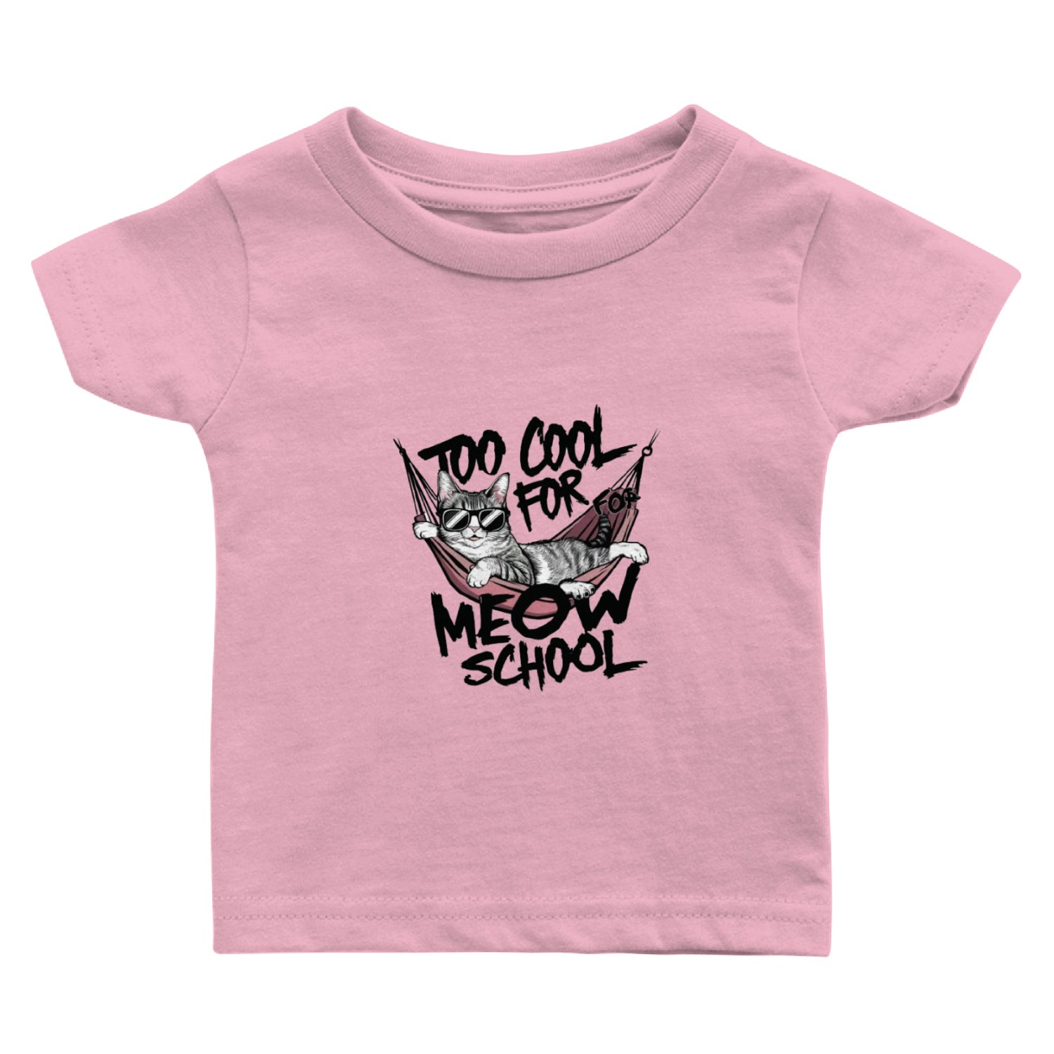 Too cool for meow school Baby T Shirts