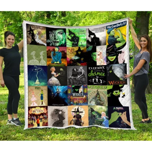 Wicked Quilts, Wicked the Musical on Broadway Quilt Blanket Broadway Wicked