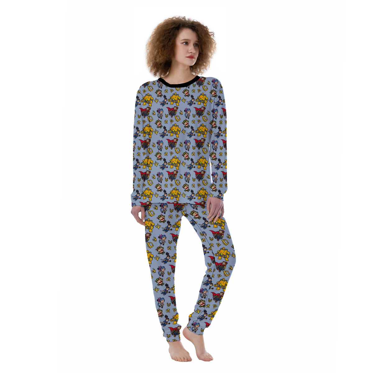 League Pajama Set | Cozy Anime Loungewear | Unisex Warm Pajamas