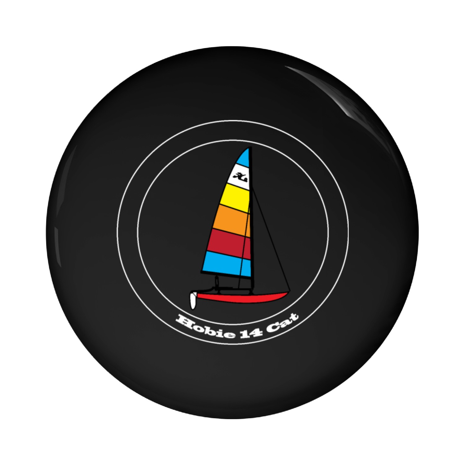 Hobie 14 Catamaran Sailboat Pin Buttons