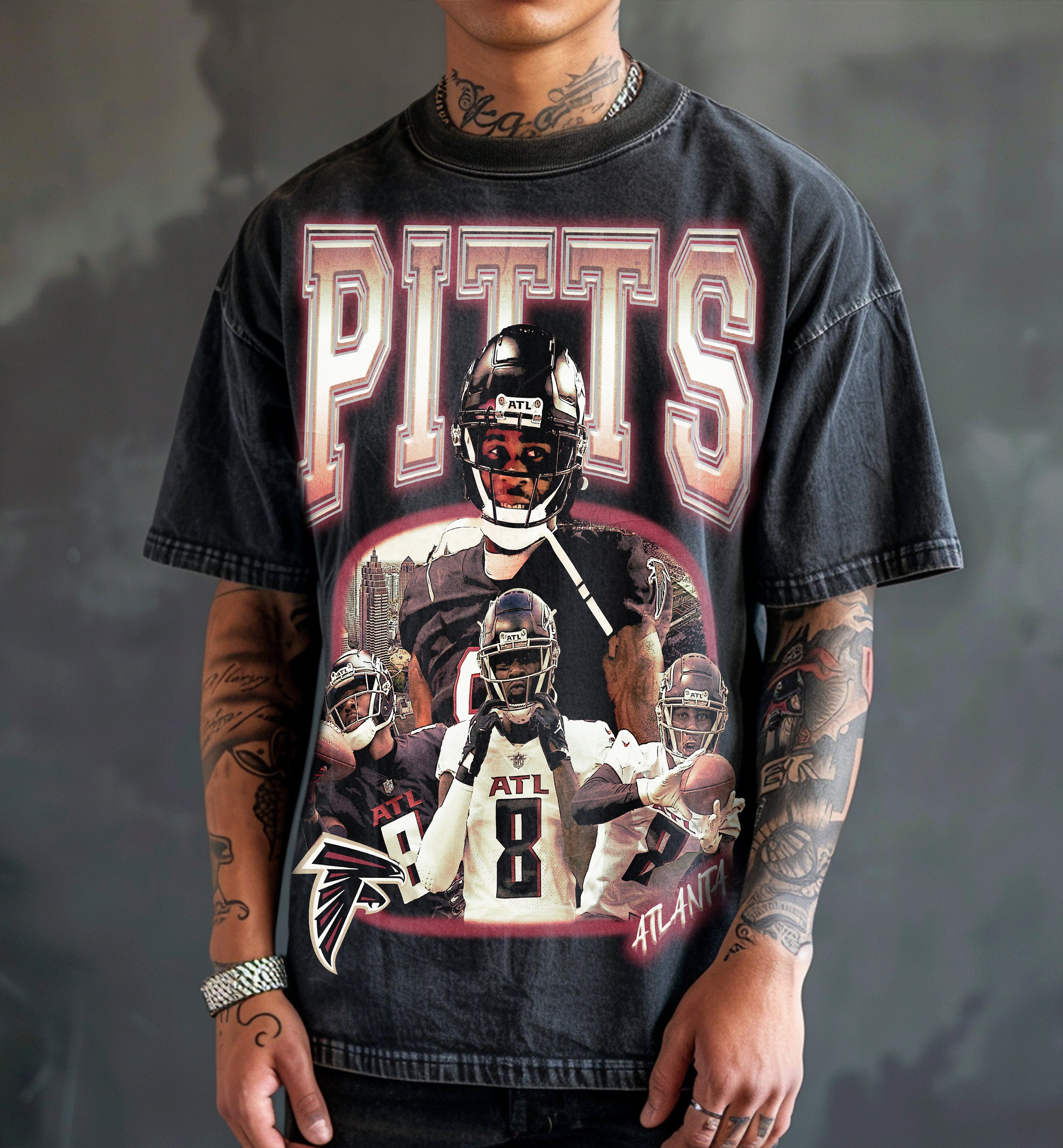 Vintage 90s Graphic Style Kyle Pitts T-Shirt, Kyle Pitts Vintage Shirt, Gift For Women and Man Unisex Shirt, Classic 90s Graphic Tee
