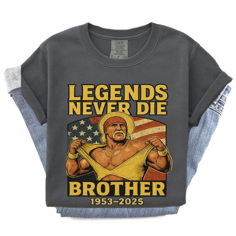 Hulk Hogan T-Shirt Legends Never Die Brother Tee