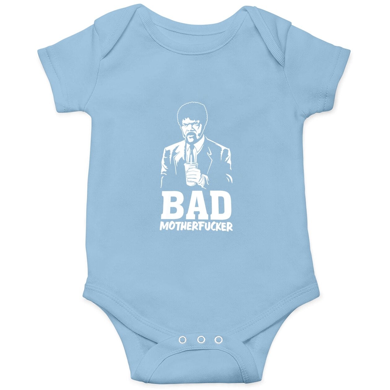 Bad Mother Fcker Jules Winnfield Quote Baby Bodysuit