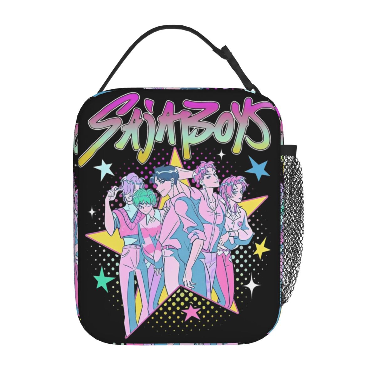 Insulated Kpop Lunch Bag for Kids - Demon Hunters Thermal Bento Box for School