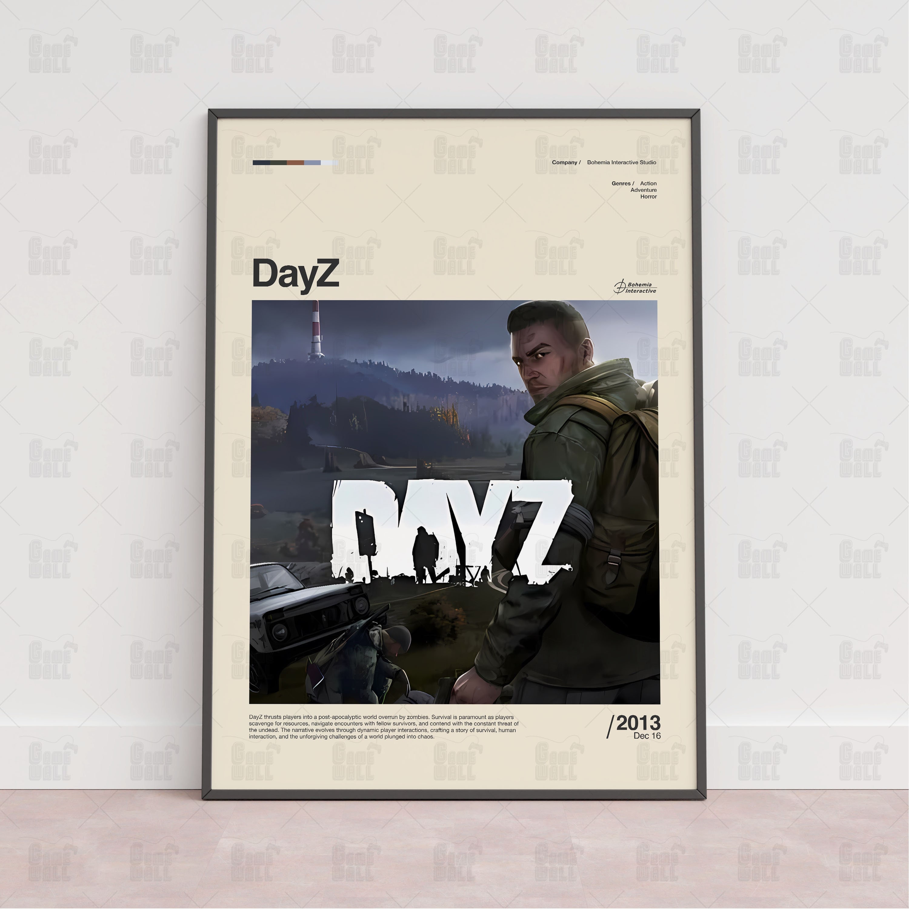 DayZ Poster, Gaming Room Poster, Gaming Wall Poster, Gaming Print Poster, Game Gift, Video Games Poster, Gaming Wall Art Poster, Game