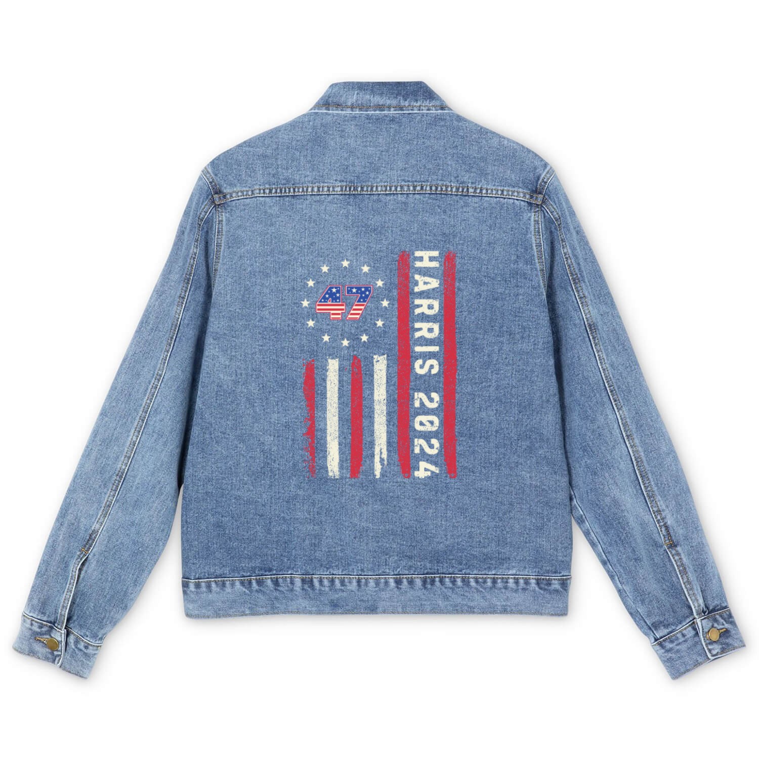 Kamala Harris For President 2024 Men's Denim Jackets