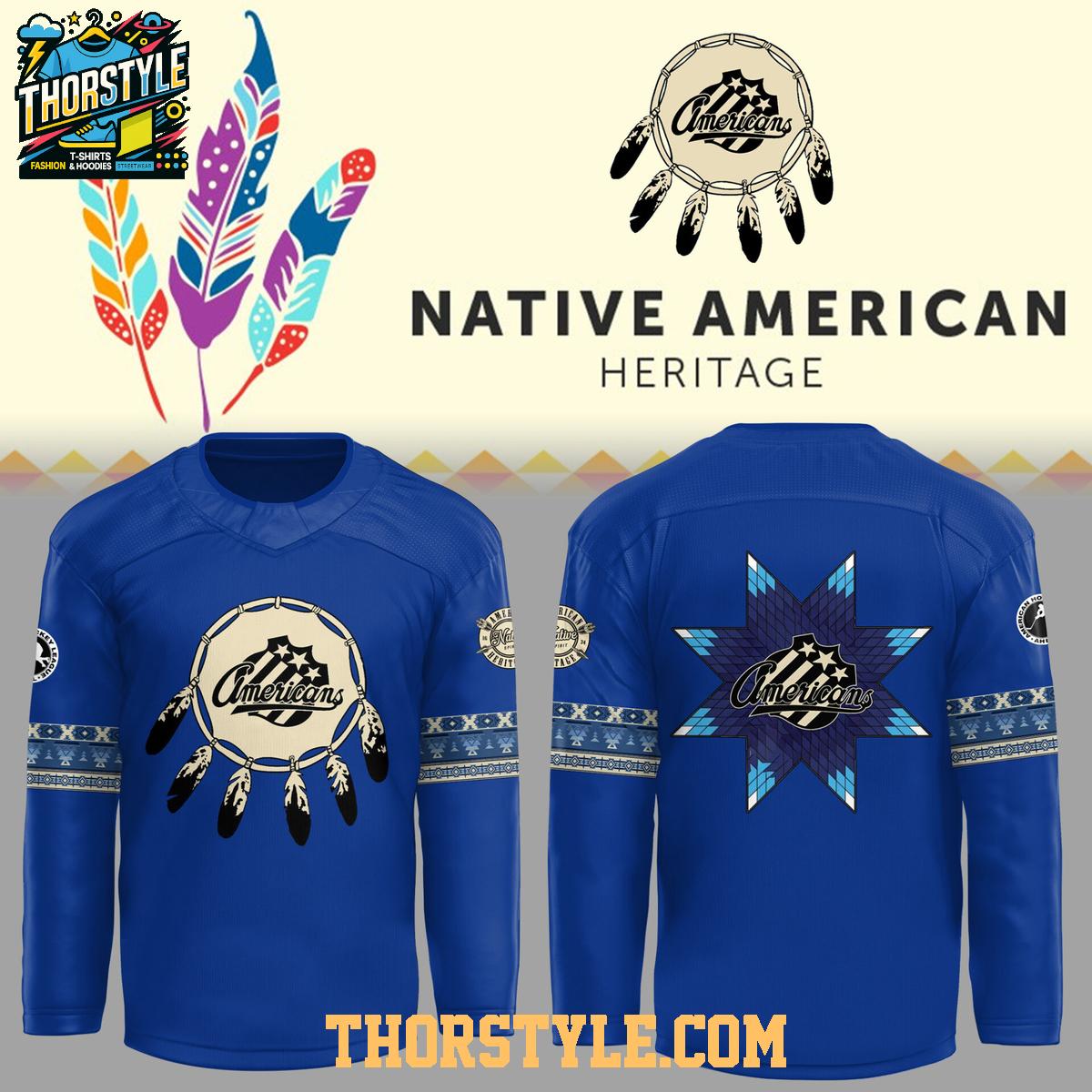 Rochester Americans AHL Native American Heritage Night 2026 Hockey Jersey