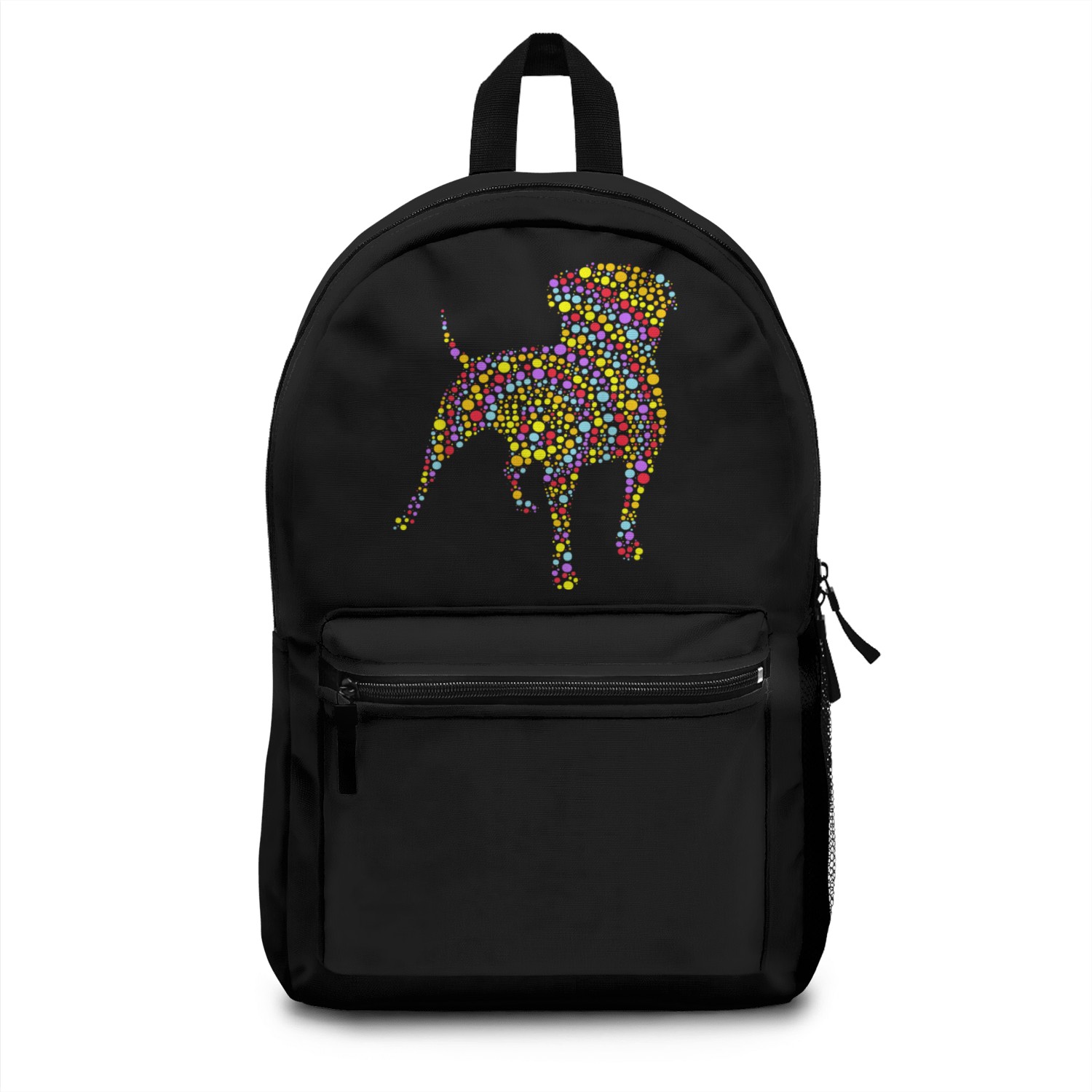 Colorful Dot Dog Dog Lover Backpacks