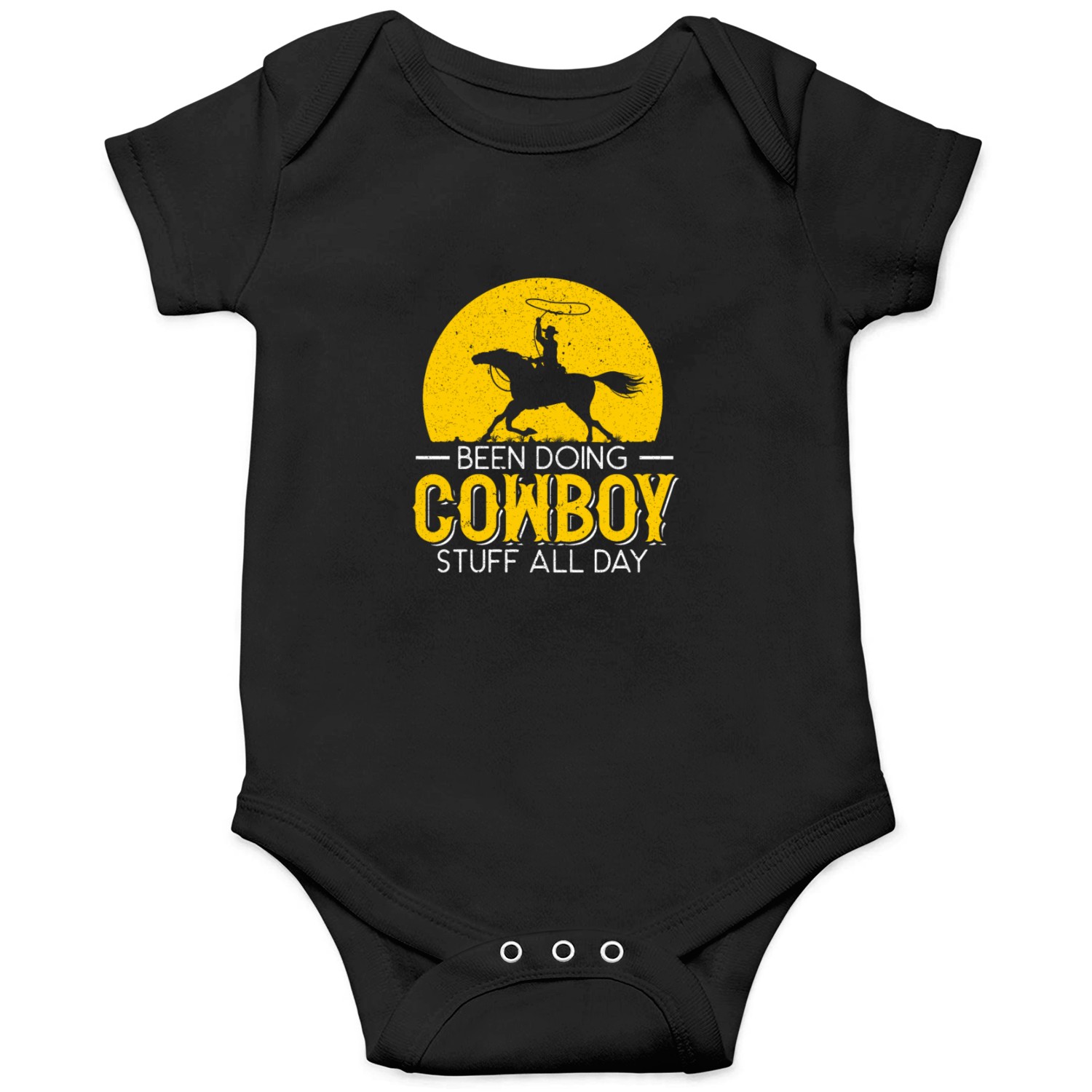 Been Doing Cowbuy Stuff All Day Western Rodeo Onesies