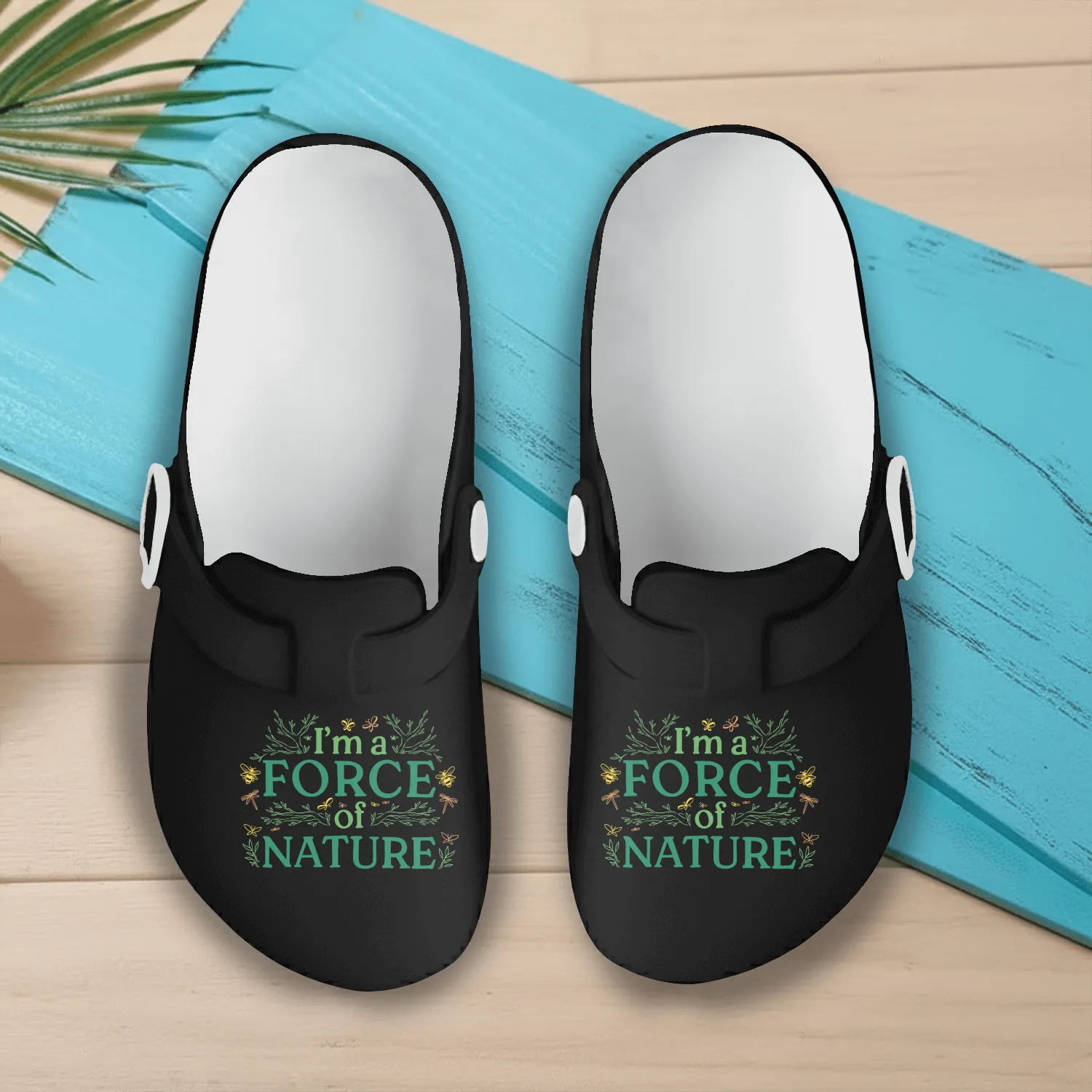 I'm a force of nature I'm a force of nature gift i Slip On Clogs