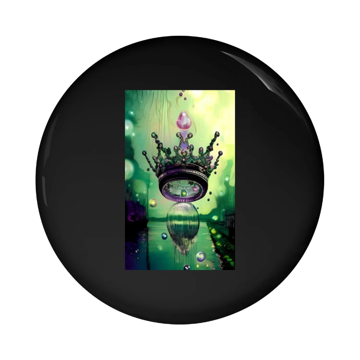 Taking Back the Crown Pin Buttons