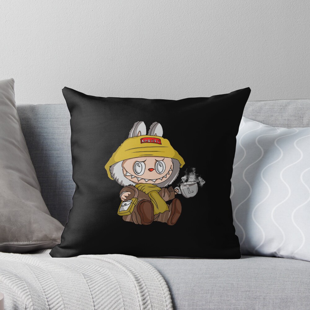 Labubu drink Pillow, Cute Labubu Pillows Gift, Gift for Fan