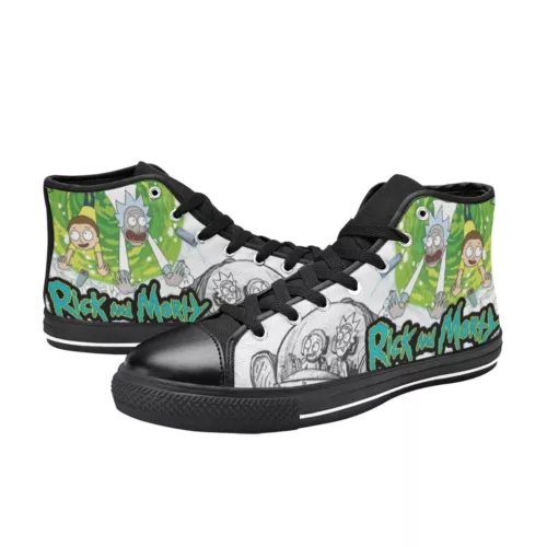 Rick and Rickandmorty Sneakers High Top Sneakers