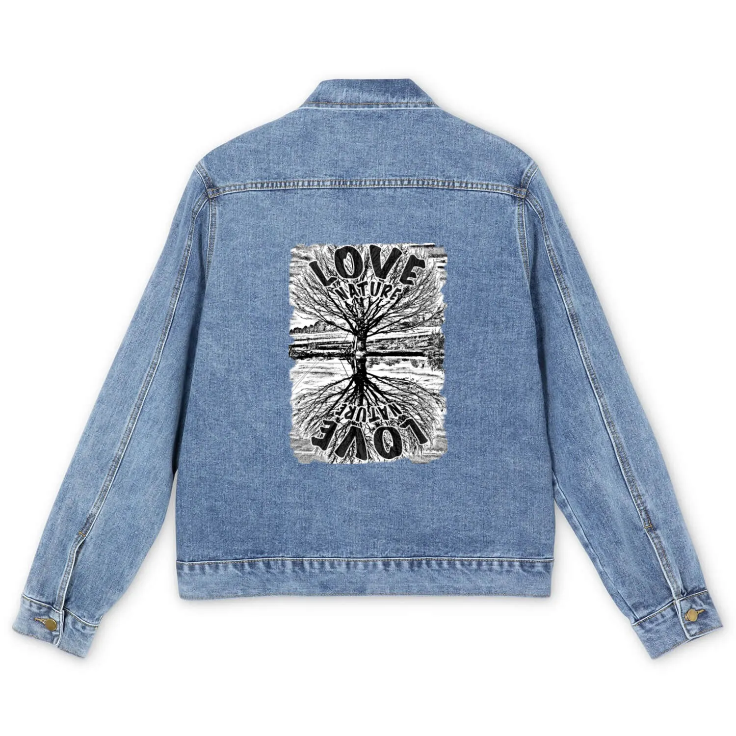 Love Nature Men's Denim Jackets