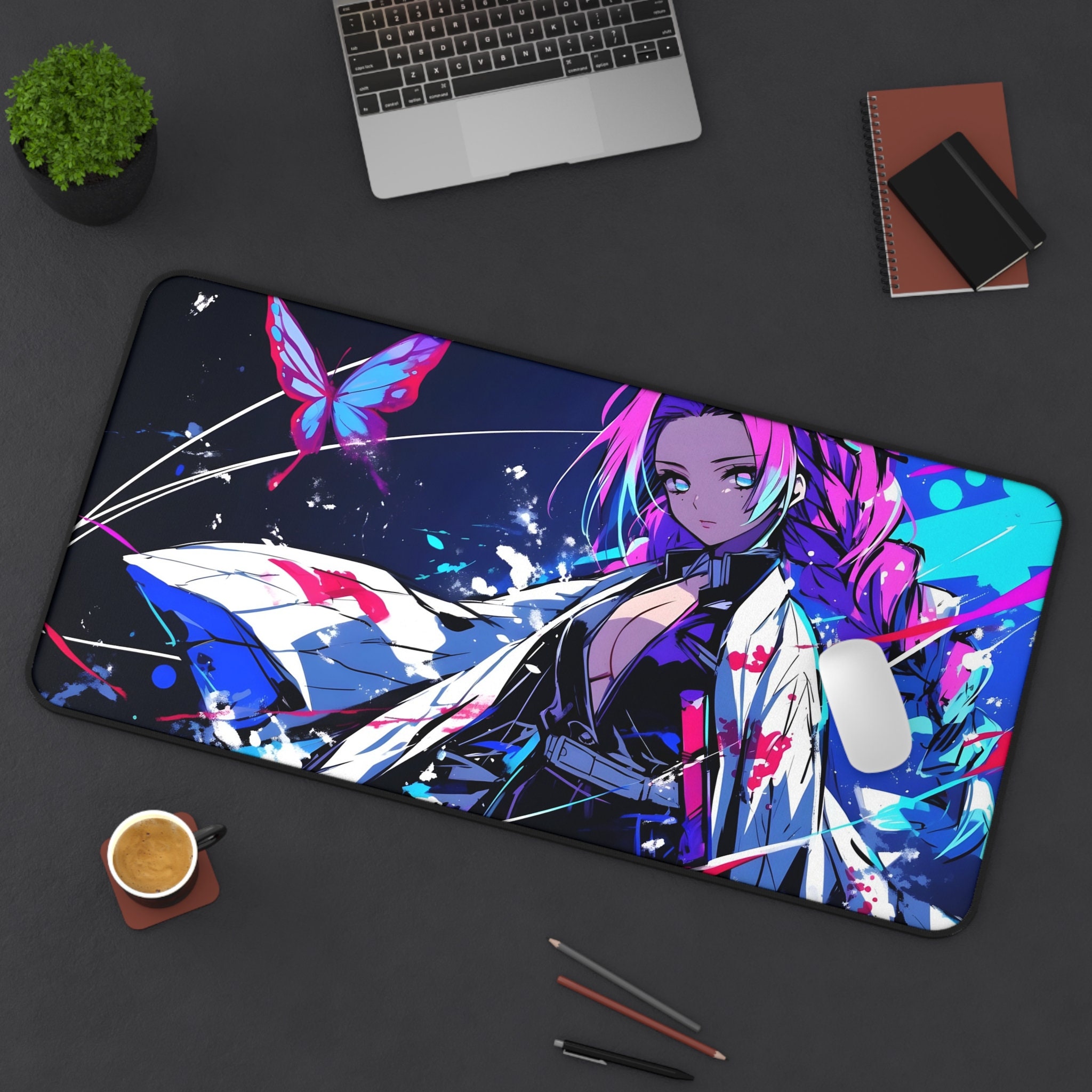 demon Desk Mat, Anime Desk Mat, Large Desk Mat, Perfect Gift Idea, XL Desk Mat