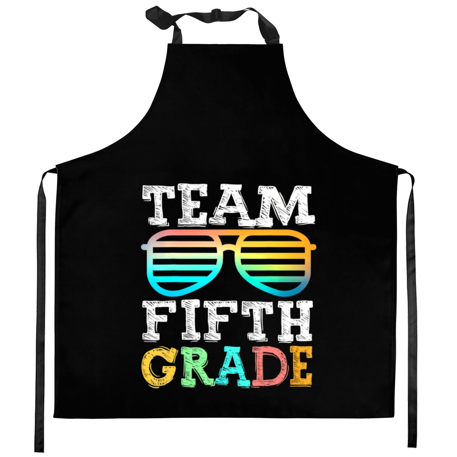 Team 5th Grade Squad Fifth Teacher Student Back To Kitchen Aprons