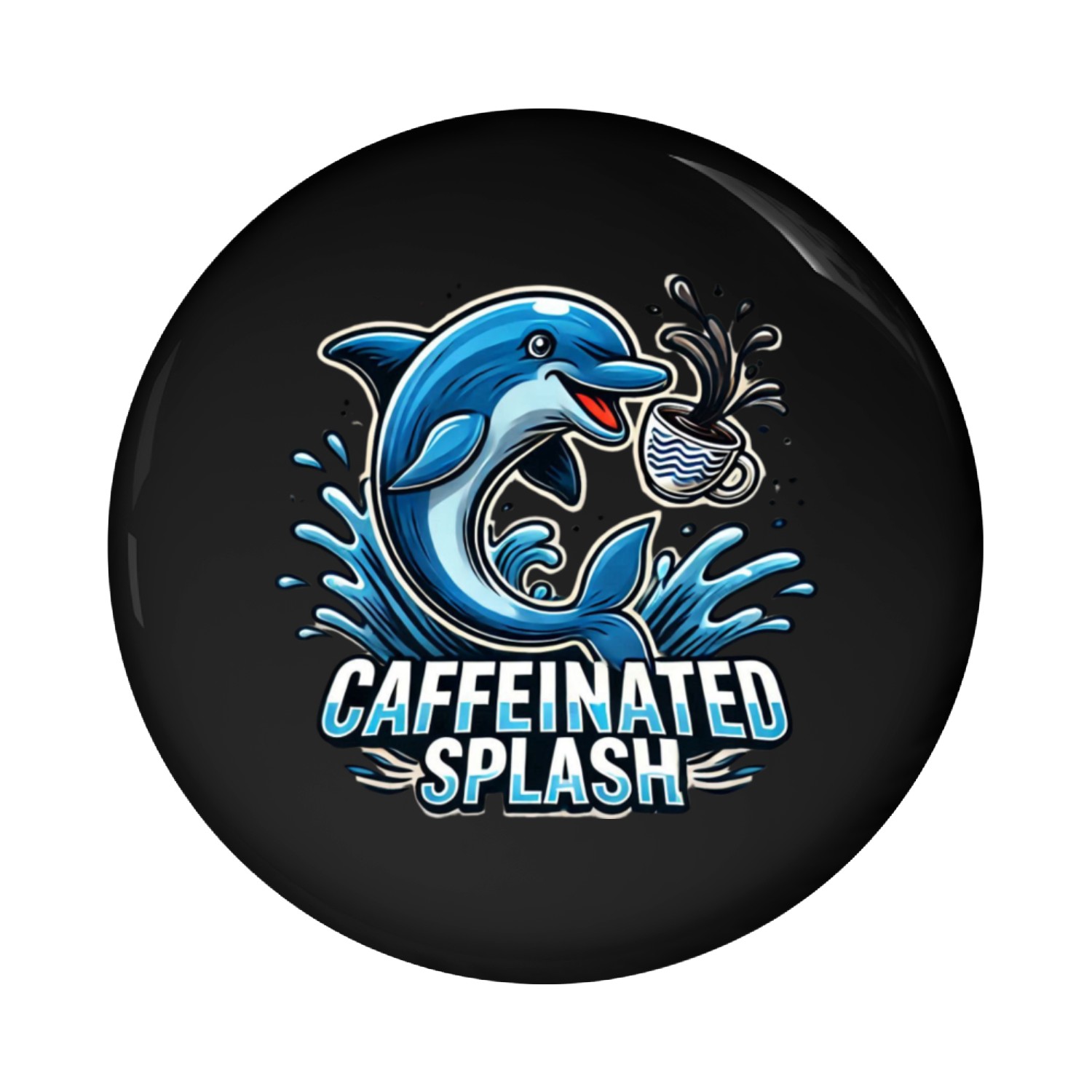 Ride the Wave of Energy Pin Buttons
