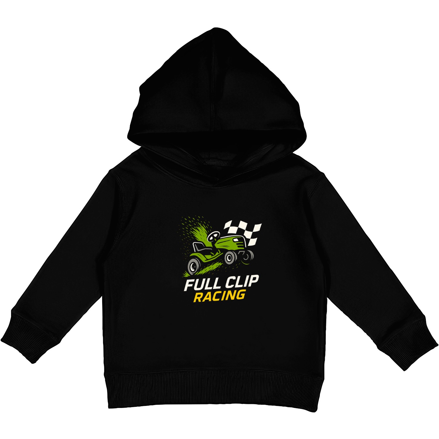 Lawn Mower Racing Gardener Racing Lawnmower Kids Pullover Hoodies