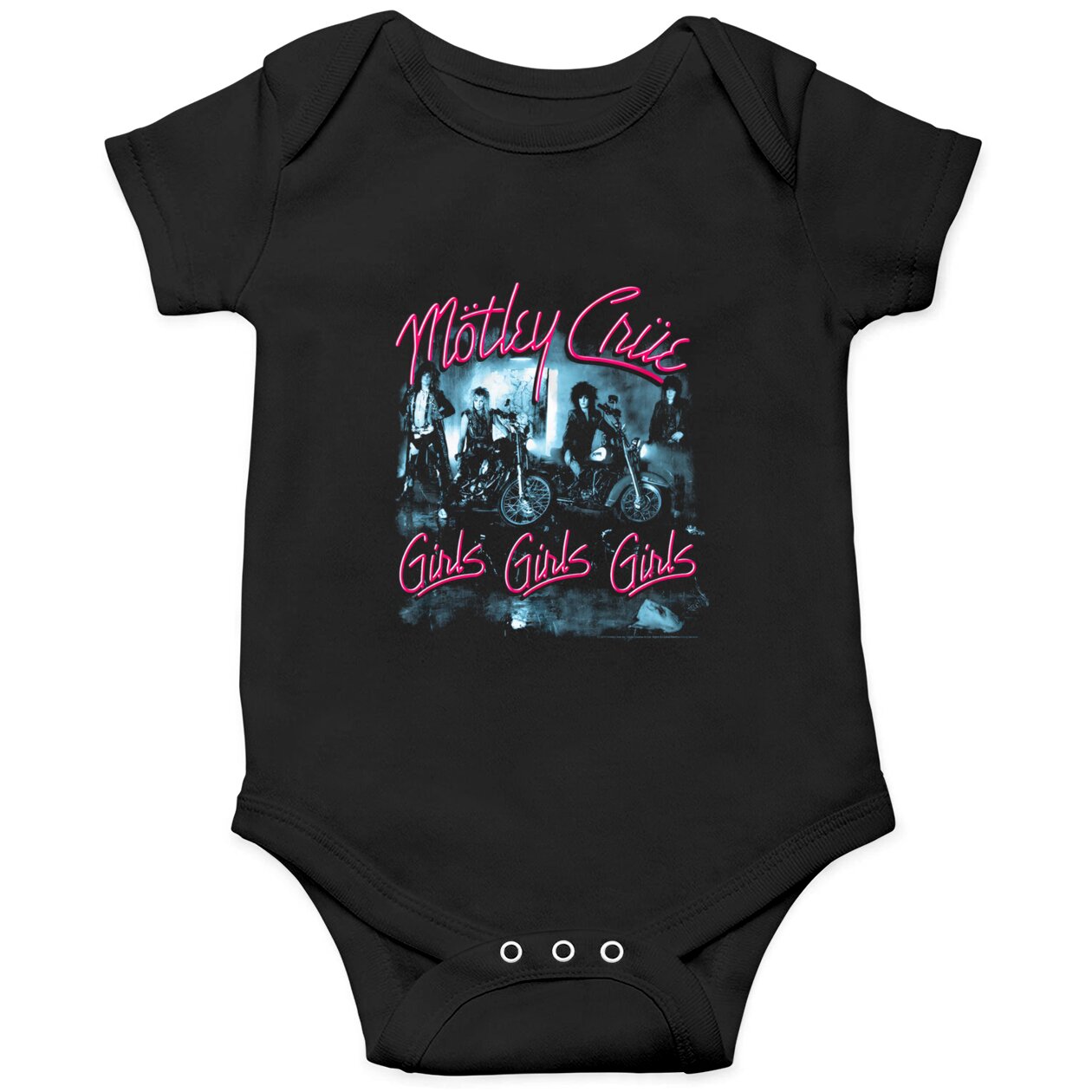 Motley Crue Girls Girls Girls Onesie