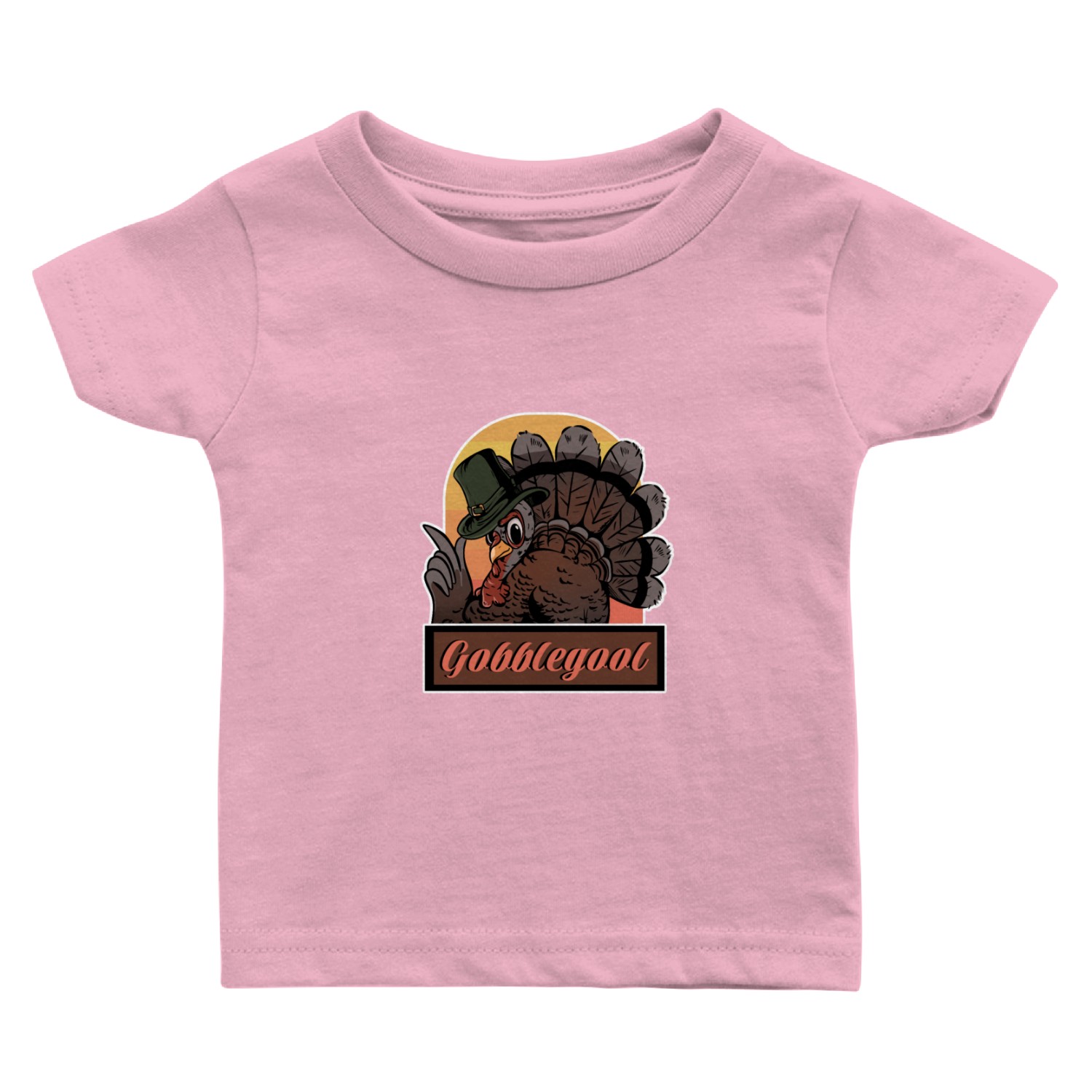 Gobblegool Thanksgiving Turkey Baby T Shirts