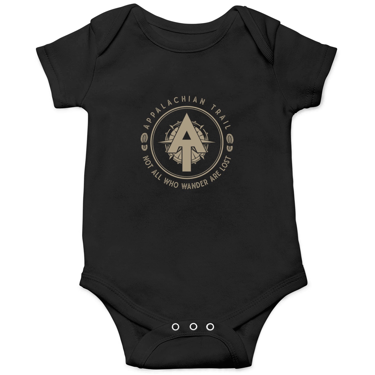 Appalachian Trail Logo Hiking Wander in the US Onesies